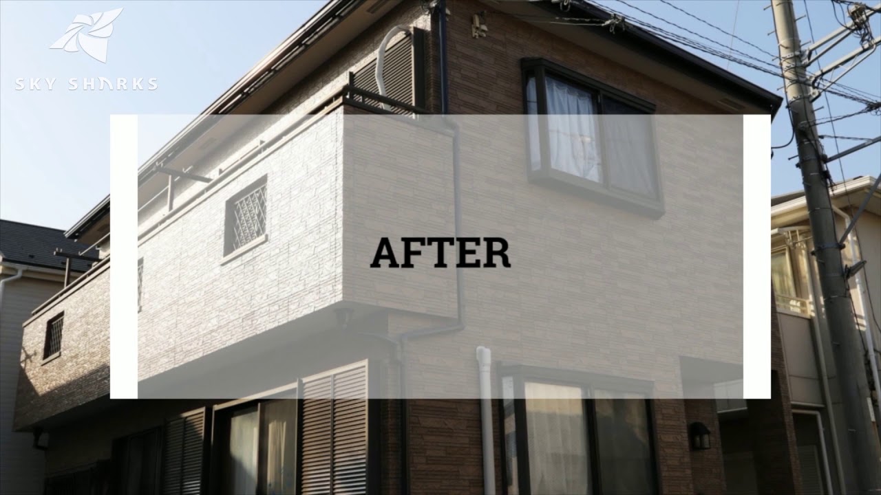屋根や外壁の塗装・修繕・修理にドローンで調査 茅ヶ崎市H様邸
