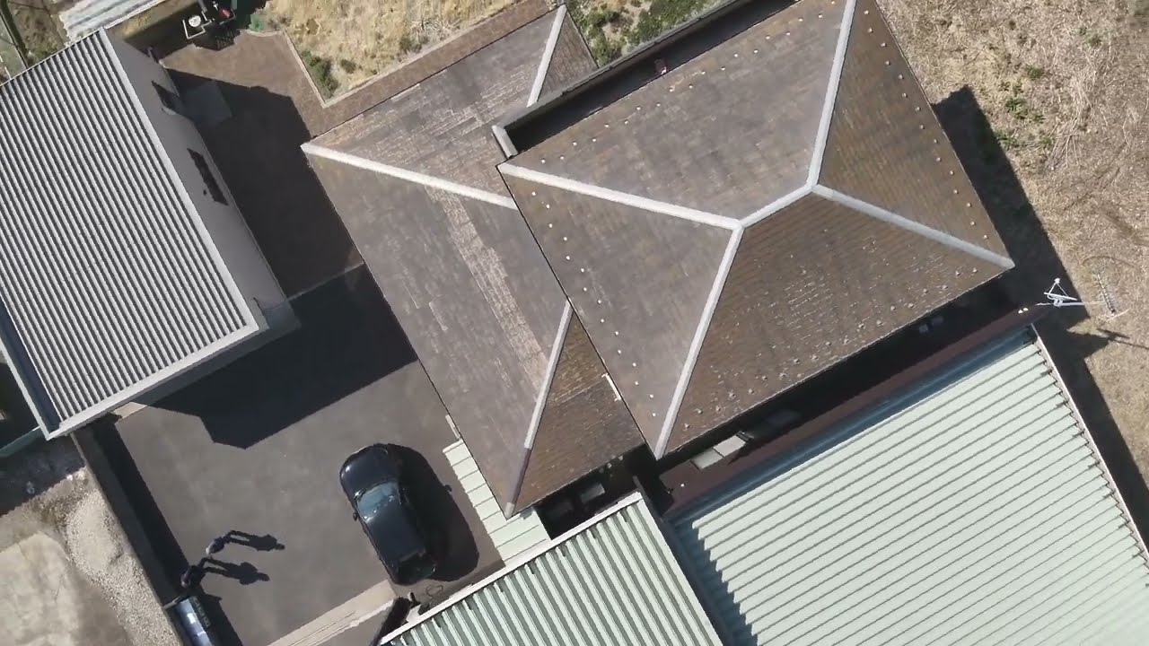 茨城県　H社の事務所の屋根点検の動画